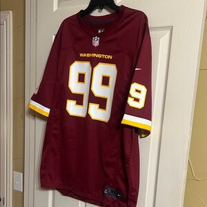 Nike Burgundy and Gold Men's Jersey